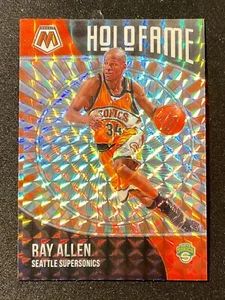 2020-21 Panini Mosaic HoloFame Silver Mosaic Prizm Ray Allen #12 Parallel SP - Picture 1 of 2