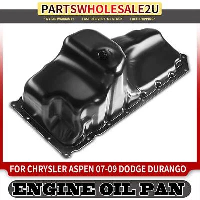Cacerola de aceite del motor trasero con 21 orificios de perno para Chrysler Aspen Dodge Durango V8 5,7 L Foto 1 de 4
