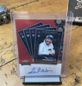 2025 Leaf Metal Poker Daniel Weinaman Autograph Poker Kings Red 5/15 - Picture 1 of 3