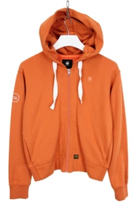 G-STAR Fyx Biker 2 Tone HDD SW L/s Hoodie Women's MEDIUM Full Zip Orange - Picture 1 of 10