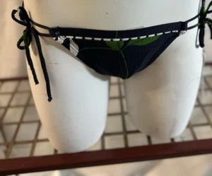 Robin Piccone Women Elisa Side Tie Bikini Bottom Swimwear Size Small - Picture 1 of 3