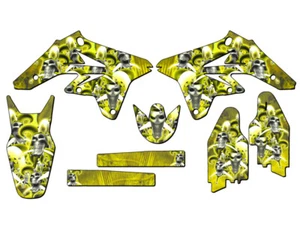 2007-2009 RMZ 250 JESTER Yellow Senge Graphics Kit Compatible with Suzuki - Picture 1 of 4