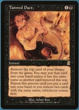 Tainted Pact Odyssey NM Black Rare MAGIC GATHERING CARD (ID# 244158) ABUGames