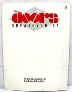 Vintage The DOORS Greatest Hits 16 Great Classics Sheet Music Book Piano Guitar - Picture 1 of 8