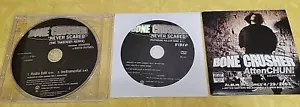 Bone Crusher: Never Scared PROMO CD And DVD & AttenCHUN Snippet Sampler CD - Picture 1 of 5