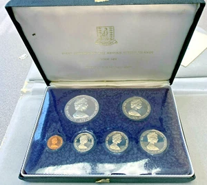 1973 British Virgin Islands Proof Set w/ box & COA - Picture 1 of 3