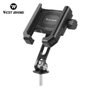 WEST BIKING Bicycle Phone Holder Bike Phone Mount Case for Motorcycle Scooter - Picture 1 of 20