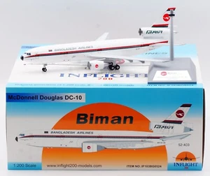 INFLIGHT 1:200 Biman Bangladesh McDonnell DC-10-30 Diecast Aircraft Model S2-ACO - Picture 1 of 13