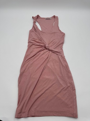 ALEXANDER WANG Alexander T Wang maglia bodycon abito tubino donna piccolo rosa aderente designer