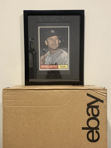 1961 Topps Mickey Mantle (Custom Mini Poser) Frame Not Included (READ) Cover