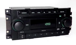 Dodge Caliber 2009 AM FM CD Player Aux iPod mp3 Input REF Car Radio w Warranty - Picture 1 of 5