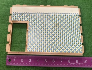 Playmobil Wall Section Wallpapered with Door Victorian Mansion 5300 Replacement - Picture 1 of 2