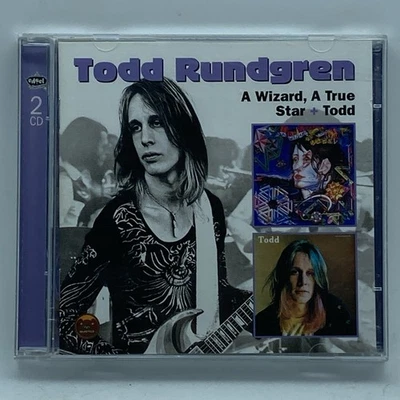 Todd Rundgren "A Wizard, A True Star + Todd" 2-CD 2011 Rock Edsel Records Import Foto 1 de 4