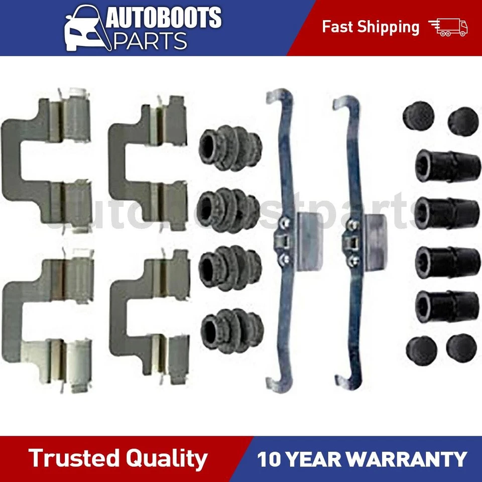 Front Rear Disc Brake Hardware Kit for 2006-2008 Audi A4 - Image 1 of 4