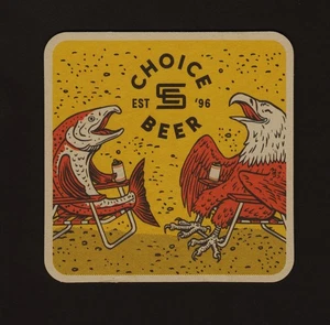 CHOICE BEER - SILVER CITY BREWERY Sottobicchiere birra - Bremerton, WASHINGTON - Foto 1 di 2