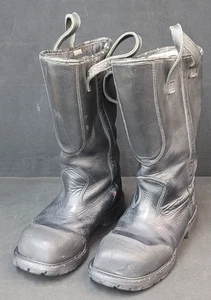 Weinbrenner wasserdichte Leder Feuerwehrstiefel Thorogood Turnout 9,5 M - Bild 1 von 18