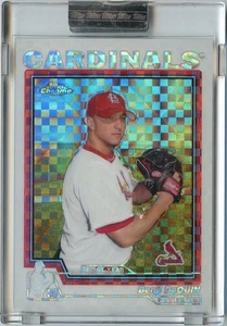 Benji DeQuin 2004 Topps Cromo Comercializado Sin Circular X-Fractor 20/20 Cardenales - Imagen 1 de 2