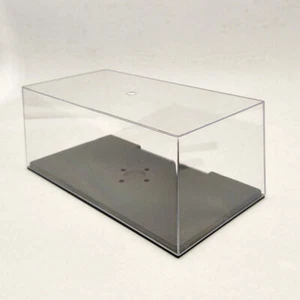 Funda protectora de caja de acrílico de 22 cm con soporte transparente a prueba de polvo modelos de automóviles juguetes - Imagen 1 de 12