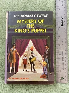 BOBBSEY TWINS MYSTERY KINGS PUPPET #60 Vintage Hardcover Book Laura Lee Hope - Picture 1 of 9
