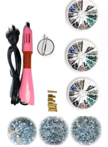 Hot fix hotfix AU plug Applicator AAA+ Rhinestones guarrantee JCE20 - Picture 1 of 17