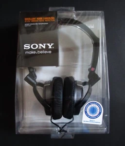 Sony Noise Canceling Headphones MDR-NC7 Foldable Swivel New Sealed - Picture 1 of 6