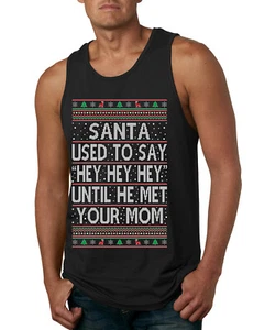 Camiseta sin mangas para hombre Santa Used To Say Hey Until He Met Your Mom - Imagen 1 de 9