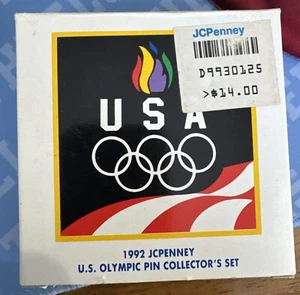 1992 JCPenney US Olympic Pin Collector's Set New In Box Barcelona Olympics - Picture 1 of 6
