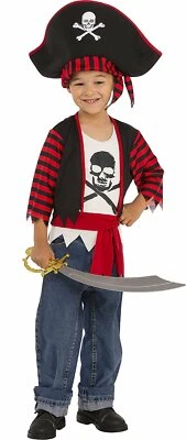 Disfraz de pequeño pirata bucanero espadachín niño  Foto 1 de 2