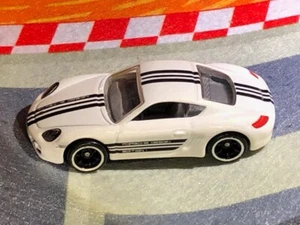 2011 Hot Wheels Speed Machines Porsche Cayman S weiß T4429 echte Fahrer lose - Bild 1 von 5