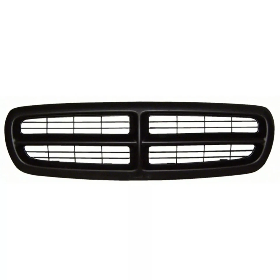 For 1997-2004 Dodge Dakota Front Replacement Grille Standard Line Black Plastic Foto 1 de 1