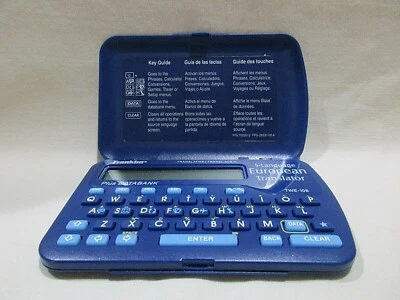 Franklin 5 Language European Pocket Translator TWE-106 Blue Tested Works - Image 1 of 4