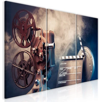Kino Modern Art Film VLIES LEINWAND DEKO BILDER WANDBILD XXL WOHNZIMMER - Bild 1 von 3