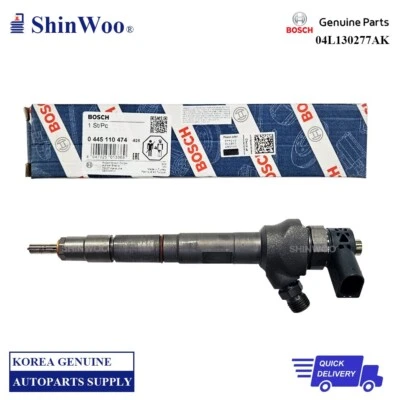 GENUINE BOSCH Diesel Fuel Injector 0445110474 Audi A3 Volkswagen Golf - Image 1 of 3