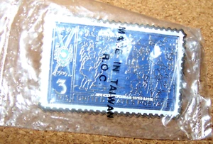 1839 1939 Centennial of Baseball United States Postage metal stamp pin 3 cents - Picture 1 of 9