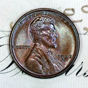 * 1922-D * PRISTINE++ GEM BU MS LINCOLN WHEAT PENNY * FROM ORIGINAL COLLECTION - Picture 1 of 4