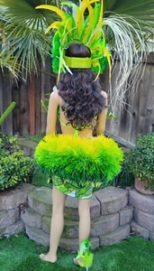 Tahitian Dance Costume - Brand New Tahitian Dance Costume - Green Ombre - Picture 1 of 12