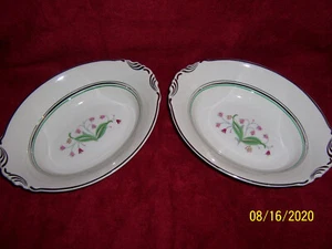 2 Vintage Syracuse China OLD IVORY 10-1/4" Serving Vegetable Deep Well Bowls - Imagen 1 de 5