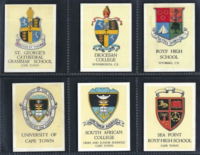UNITED TOBACCO - ARMS AND CRESTS OF UNIVERSITIES AND SCHOOLS - SET OF 24 CARDS - Image 1 of 4