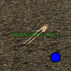 25pcs Round 3mm Blue T1 LED Water Clear Lens Kit HAM Radio US Seller 25x V13 - Picture 1 of 1