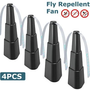 iMountek 4PCS Battery Powered Fly Repellent Fan for BBQ Picnic Tables Soft Blade - Picture 1 of 15