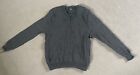 WW2 German Jumper M36 Grey wool V Neck Sweater Army  40 - 42 size Reproduction