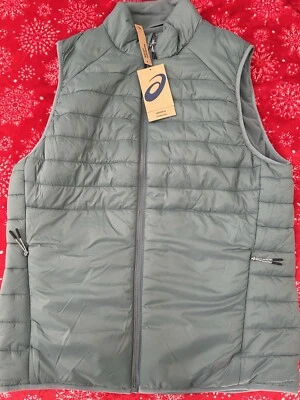 Asics Performance Insulated Sports Vest 2.0 Sz 2XL Men’s Light Teal blue Warmth - Image 1 of 4