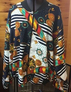 Pacific I.D. Resort Collection One Size Women's Colorful Jacket Palm Desert CA - Picture 1 of 11