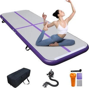 Air Tumbling Mat Tumble Track 6.6ft Inflatable Gymnastics Air Mat - Picture 1 of 5