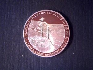 2005 S 5C Proof Jefferson "Ocean in View" nichel **spedizione gratuita** - Foto 1 di 2