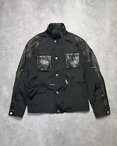 Versace Multipocket Racing Leather Details Moto Jacket Size M - Picture 1 of 18