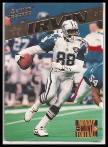 Fútbol americano 1995 lleno de acción Monday Night Michael Irvin #32 - Imagen 1 de 2