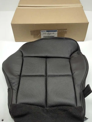 Nueva cubierta de asiento inferior delantera de cuero original Ford 2007-2010 Lincoln MKX negra OEM Foto 1 de 4