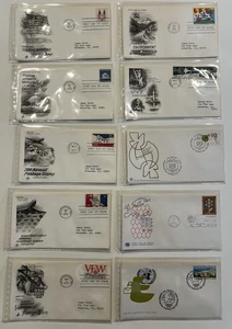 US Postage First Day of Issue Stamped Envelopes From 1970-74 - Lot 0f 20 - Picture 1 of 12