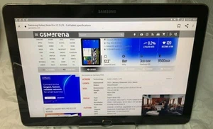 Samsung Galaxy Note Pro 12.2-Inch 32GB Wireless Tablet Black w/ Sylus SM-P907A - Picture 1 of 10
